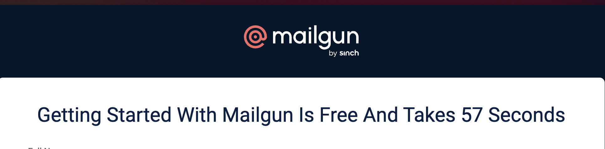 Mailgun get started in 57 seconds