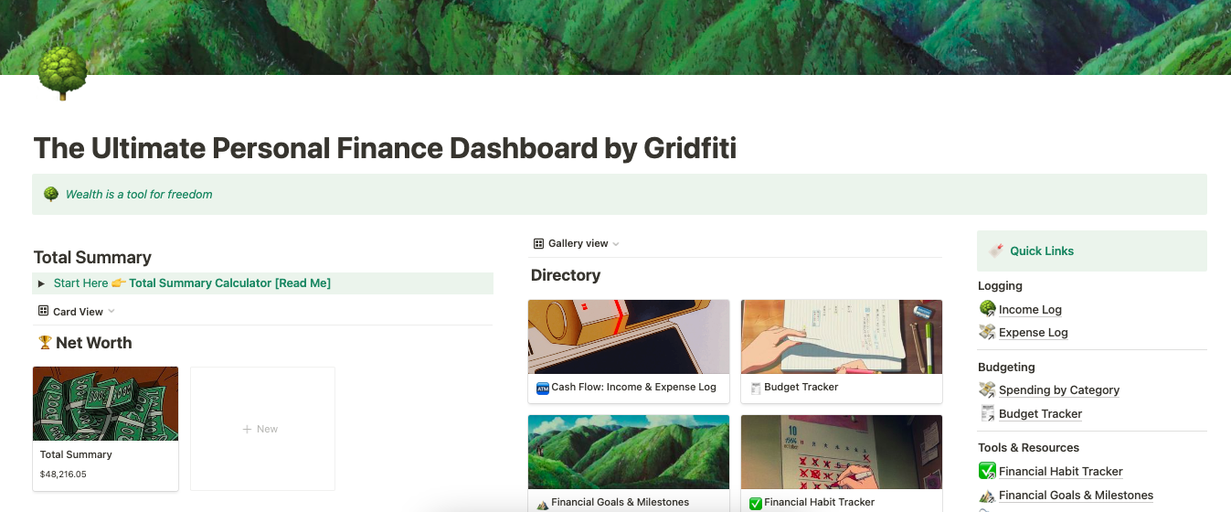 Personal Finance Dashboard